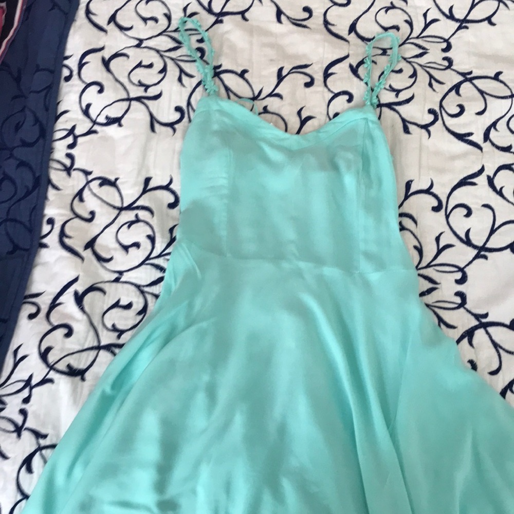 teal dress